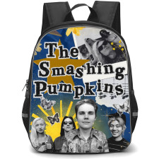 Smashing Pumpkins Backpack School Bag StudentPack - Band Scrap Portrait Collage Poster