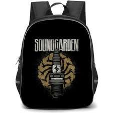 Soundgarden Backpack School Bag StudentPack - Spark Plug Illustration Band Poster