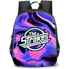 The Strokes Backpack School Bag StudentPack - Logo Abstract Background