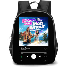 Stromae Backpack School Bag StudentPack - Stromae And Camila Cabello Mon Amour Song Spotify Library Poster
