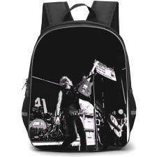 Sum-41 Backpack School Bag StudentPack - Band Stage Concert Grayscale