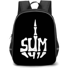 Sum-41 Backpack School Bag StudentPack - Hand Bone Typography