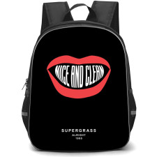 Supergrass Backpack School Bag StudentPack - Nice Clean Lip Illustration Poster