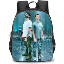The Chainsmokers Backpack School Bag StudentPack - The Chainsmokers Looking Up Pose