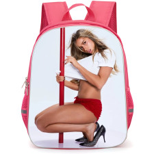 Tate McRae Backpack School Bag StudentPack - Tate McRae Holding Pole Side Portrait