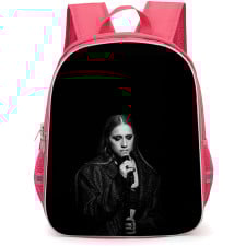 Tate McRae Backpack StudentPack - Tate McRae Singing Grayscale Poster