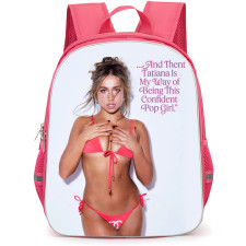 Tate McRae Backpack School Bag StudentPack - Tate McRae And Then Tatiana Is My Way Portrait