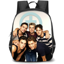 Take That Backpack School Bag StudentPack - Take That Group Portrait Logo Background