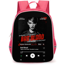 Taylor Swift Backpack School Bag StudentPack - Taylor Swift Feat Kendrick Lamar Bad Blood Cover Spotify Library Poster