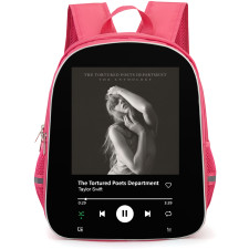 Taylor Swift Backpack School Bag StudentPack - Taylor Swift The Tortured Poets Department Album Cover Spotify Library Poster