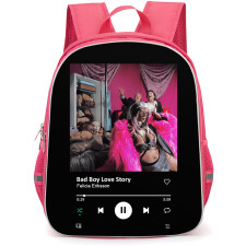 Theodora Backpack School Bag StudentPack - Theodora Bad Boy Love Story Album Spotify Library Poster