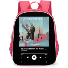 Theodora Backpack School Bag StudentPack - Theodora Ft Jul Zou Bisou Shonen Bat Remix Spotify Library Poster