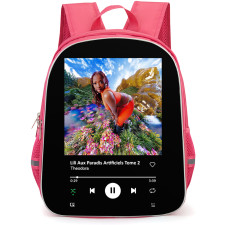 Theodora Backpack School Bag StudentPack - Theodora Lili Aux Paradis Artificiels Tome 2 Spotify Library Poster
