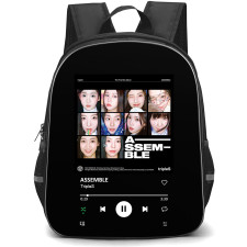 TripleS Backpack School Bag StudentPack - TripleS ASSEMBLE The First Mini Album Cover Spotify Library Poster
