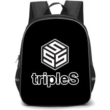 TripleS Backpack School Bag StudentPack - TripleS Logo Black Text Sticker
