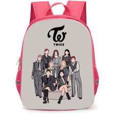 Twice Backpack StudentPack - Twice Girls Faceless Illustration Art