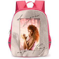 Whitney Houston Backpack School Bag StudentPack - Do Your Own THing Quote Portrait Poster