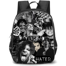 Yungblud Backpack School Bag StudentPack - Yungblud Black and White Collage