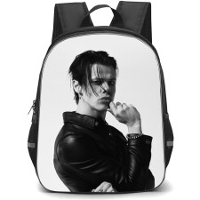 Yungblud Backpack School Bag StudentPack - Yungblud Greyscale Side Portrait