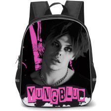Yungblud Backpack School Bag StudentPack - Yungblud Pink Collage