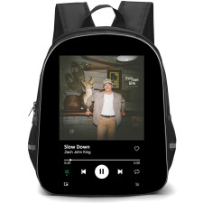 Zach John King Backpack School Bag StudentPack - Zach John King Slow Down EP Album Spotify Library Poster
