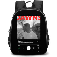 Zach Bryan Backpack School Bag StudentPack - Zach Bryan feat Maggie Rogers Dawn Album Spotify Library Poster