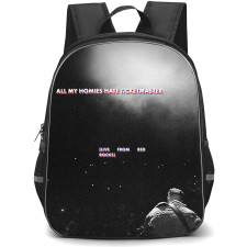 Zach Bryan Backpack School Bag StudentPack - Zach Bryan All My Homies Hate Ticketmaster Live from Red Rock Album Cover Poster