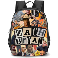 Zach Bryan Backpack School Bag StudentPack - Zach Bryan Large Text Collage Poster