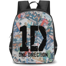 One Direction Backpack School Bag StudentPack - Album Poster Collage