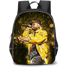 50 Cent Backpack School Bag StudentPack - Rap Portrait Abstract Poster
