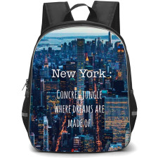 Alicia Keys Backpack School Bag StudentPack - New York Poster