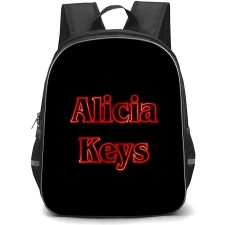 Alicia Keys Backpack School Bag StudentPack - Red Neon Wordmark