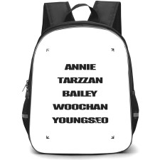 All Day Project Backpack School Bag StudentPack - Member Names Poster