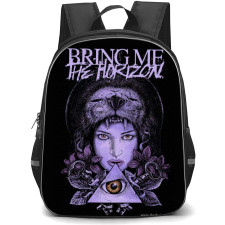 Pop Star Bring Me The Horizon Backpack StudentPack - Avatar Portrait Illustration Art