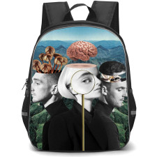 Pop Star Clean Bandit Backpack StudentPack - Surrealism Grayscale Art