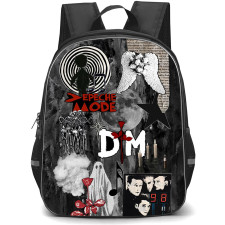 Depeche Mode Backpack School Bag StudentPack - Depeche Mode Album Collage Poster