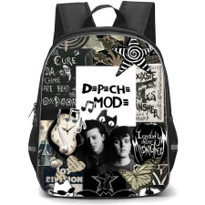 Depeche Mode Backpack School Bag StudentPack - Depeche Mode Grayscale Collage Poster