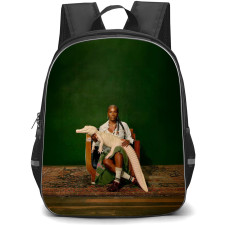 Deochii Backpack StudentPack - Doechii Sits Holding Crocodile Green Background