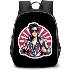 Elvis Presley Backpack School Bag StudentPack - American Suit Cartoon Art Sticker
