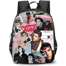 Elvis Presley Backpack School Bag StudentPack - I Love Elvis Portrati Collage Poster