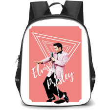 Elvis Presley Backpack School Bag StudentPack - Singing Microphone Side Portrait Poster