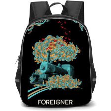 Foreigner Backpack School Bag StudentPack - Train Retro Poster