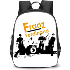 Pop Star Franz Ferdinand Backpack StudentPack - Band Music In White Background