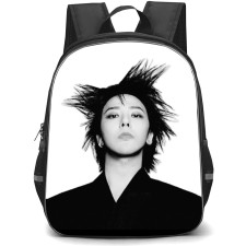 G Dragon Backpack School Bag StudentPack - Grayscale Fierce Portrait