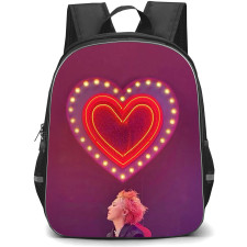 G Dragon Backpack School Bag StudentPack - G Dragon With Neon Heart Retro Poster