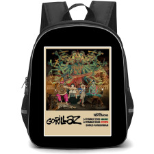 Gorillaz Backpack School Bag StudentPack - Gorillaz Pozitif Vibrations Poster