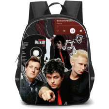 Green Day Backpack StudentPack - Green Day Boulevard Of Broken Dreams Illustration Art Poster