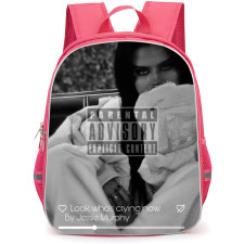 Jessie Murph Backpack StudentPack - Jessie Murph Look Whos Crying Song Playing Grayscale Poster