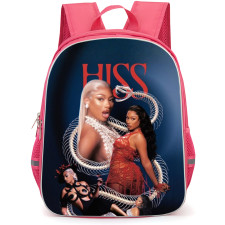 Megan Thee Stallion Backpack School Bag StudentPack - Hiss Fierce Portrait Collage Poster