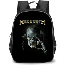 Megadeth Backpack School Bag StudentPack - Megadeth Skull Bullet Poster